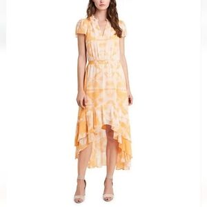 1. State High Low Short Sleeve Tie Dye Dress - Medium